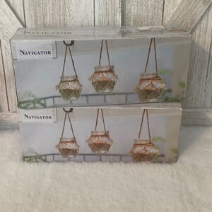 Hanging Glass Candle Holders